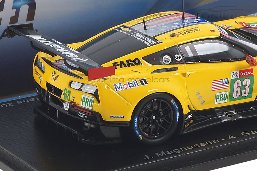 Chevrolet Corvette C7.R 24h Le Mans 2019 Magnussen/Rockenfeller Spark 1:43 S7928 Chevrolet Corvette C7.R 24h Le Mans 2019 Magnussen/Rockenfeller Spark 1:43 S7928
