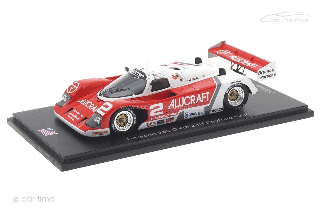 Porsche 962 C 24h Daytona 1990 Grohs/Stuck/Haywood/Herzog Spark 1:43 US243 Porsche 962 C 24h Daytona 1990 Grohs/Stuck/Haywood/Herzog Spark 1:43 US243