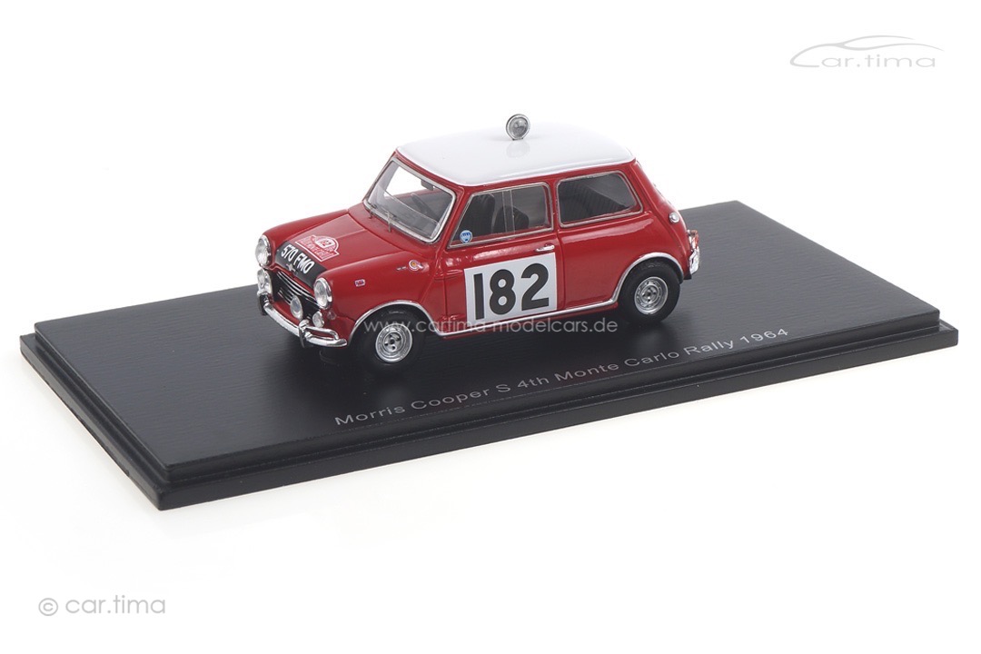 Morris Cooper S Rallye Monte Carlo 1964 Mäkinen/Vanson Spark 1:43 S1191 Morris Cooper S Rallye Monte Carlo 1964 Mäkinen/Vanson Spark 1:43 S1191