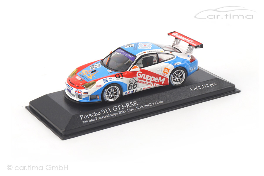 Porsche 911 (996) GT3 RSR 24h Spa 2005 Lieb/Rockenfeller Minichamps 1:43 400056466