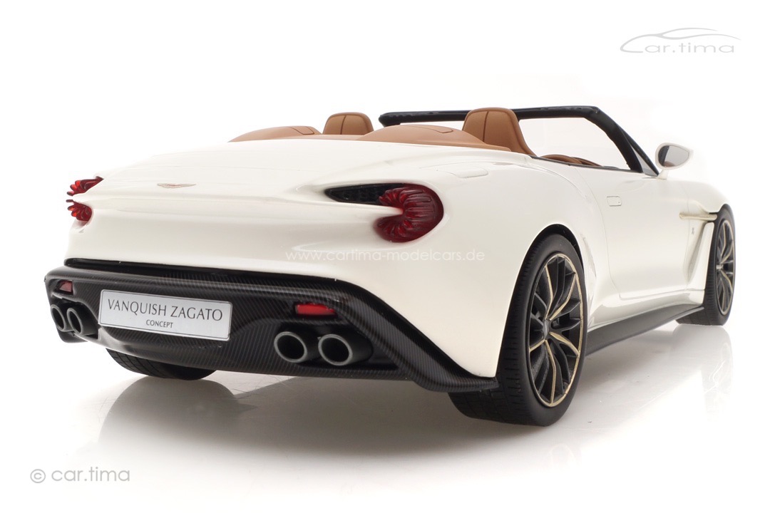 Aston Martin Vanquish Zagato Volante Escaping White TopSpeed 1:18 TS0214 Aston Martin Vanquish Zagato Volante Escaping White TopSpeed 1:18 TS0214
