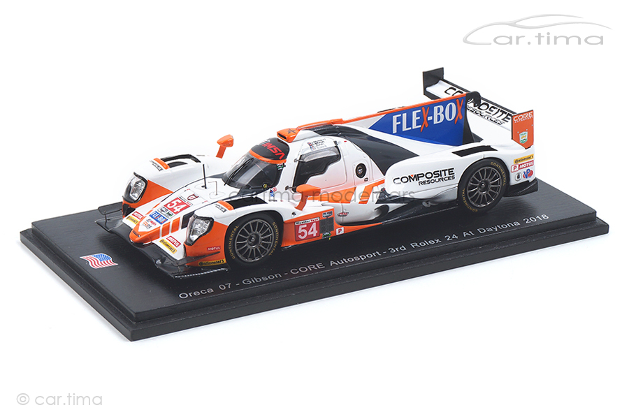 Oreca 07-Gibson 24h Daytona 2018 Bennett/Braun/Dumas Spark 1:43 US037 Oreca 07-Gibson 24h Daytona 2018 Bennett/Braun/Dumas Spark 1:43 US037