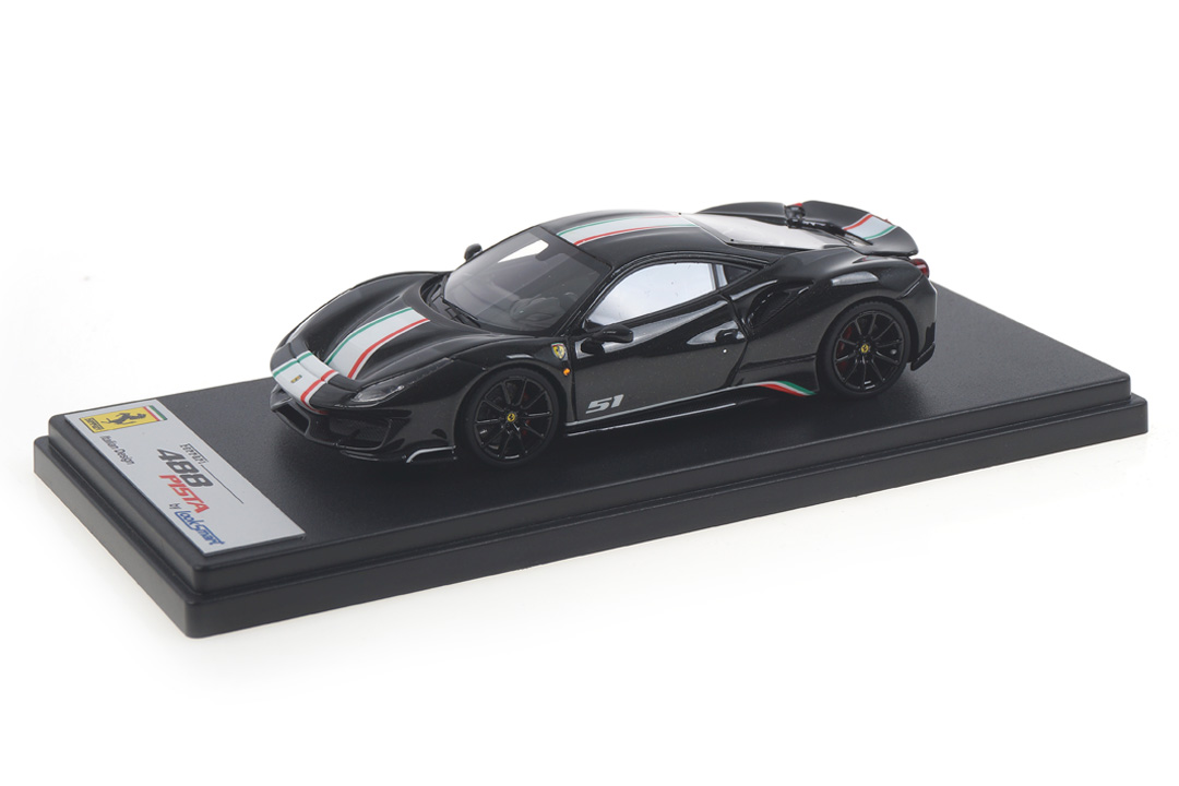 Ferrari 488 Pista Piloti Nero Daytona LookSmart 1:43 LS488PPD Ferrari 488 Pista Piloti Nero Daytona LookSmart 1:43 LS488PPD