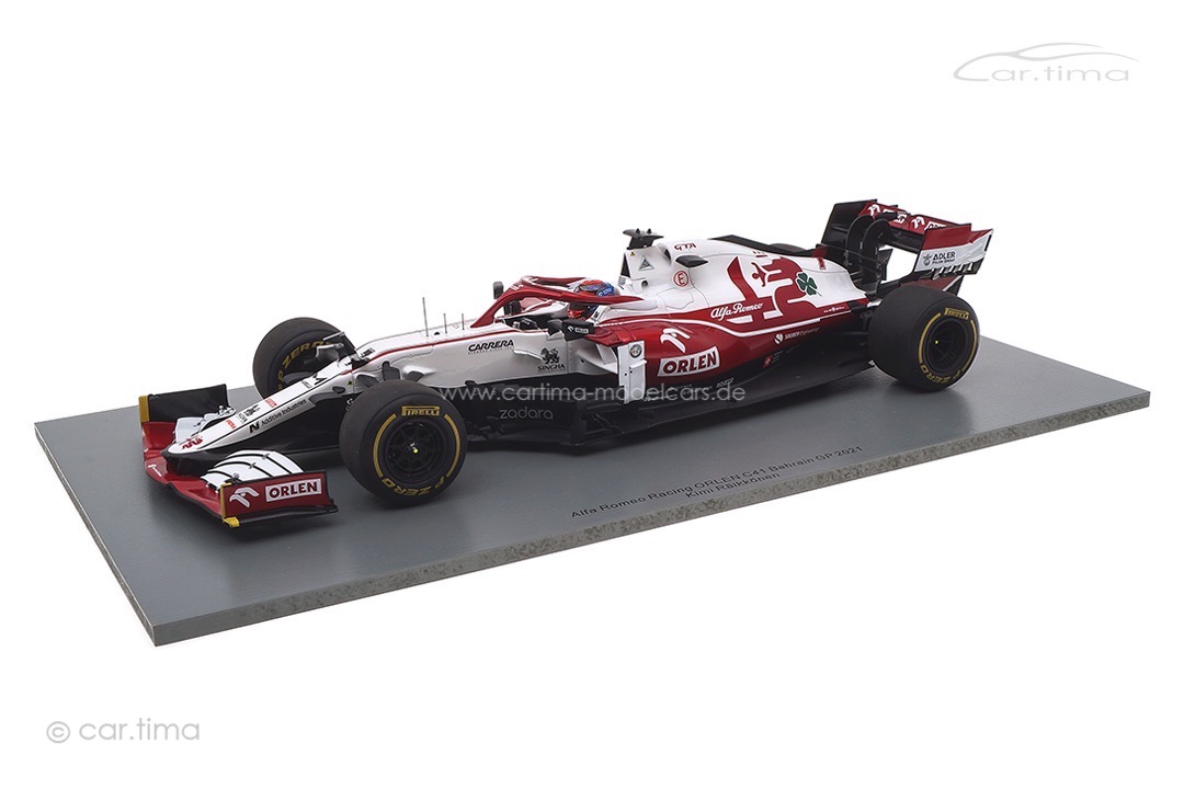 Alfa Romeo Racing ORLEN C41 GP Bahrain 2021 Kimi Räikkönen Spark 1:18 18S578