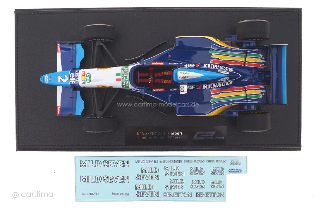 Benetton-Renault B195 GP 1995 Johnny Herbert GP Replicas 1:18 GP46B Benetton-Renault B195 GP 1995 Johnny Herbert GP Replicas 1:18 GP46B