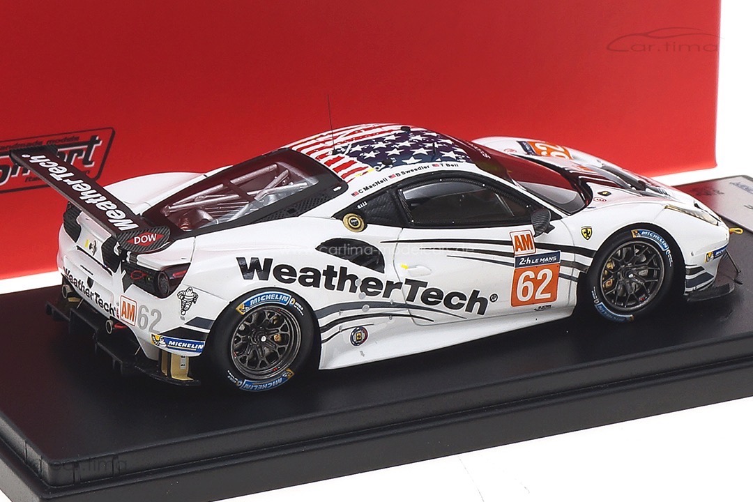 Ferrari 488 GTE 24h Le Mans 2017 Bell/MacNeil/Sweedler LookSmart 1:43 LSLM073 Ferrari 488 GTE 24h Le Mans 2017 Bell/MacNeil/Sweedler LookSmart 1:43 LSLM073