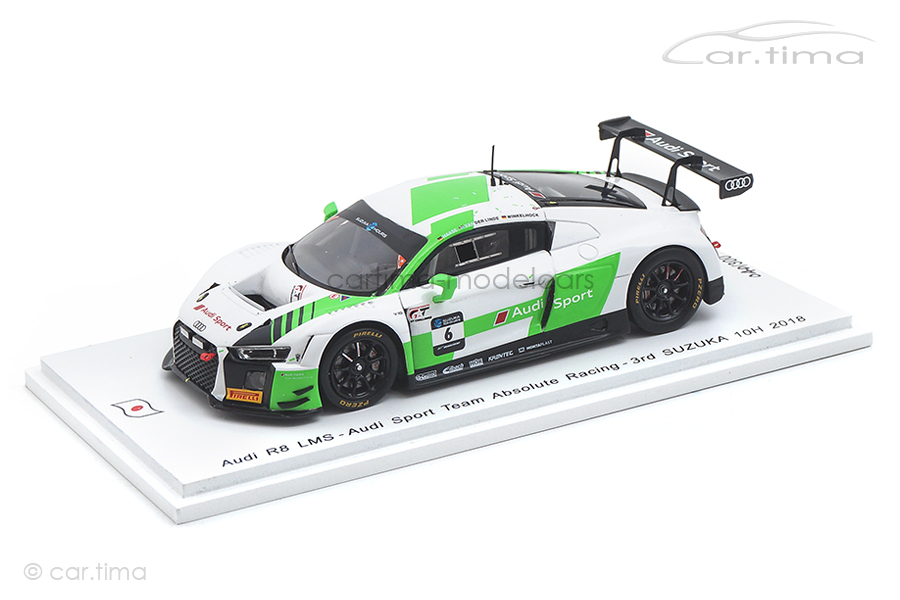 Audi R8 LMS 10h Suzuka 2018 Haase/Winkelhock/van der Linde Spark 1:43 SJ061