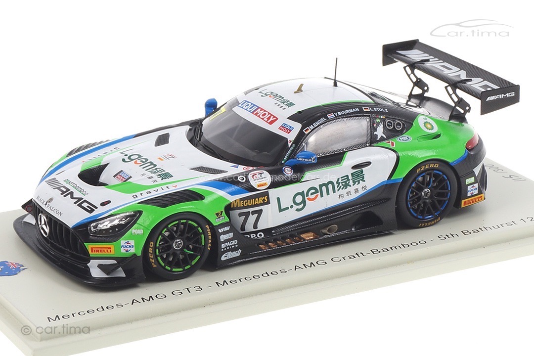 Mercedes-AMG GT3 12h Bathurst 2020 Buurman/Engel/Stolz Spark 1:43 AS052 Mercedes-AMG GT3 12h Bathurst 2020 Buurman/Engel/Stolz Spark 1:43 AS052