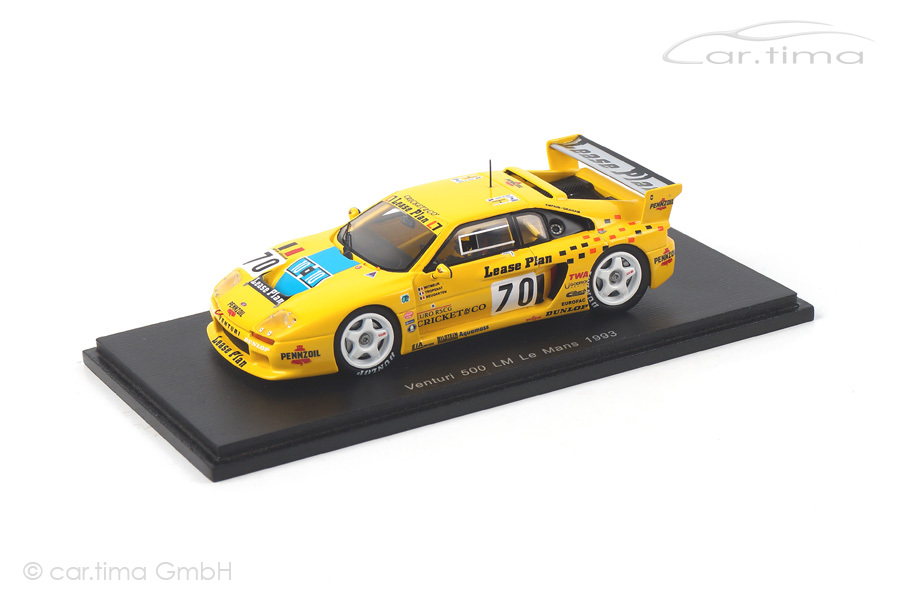 Venturi 500 LM 24h Le Mans 1993 Witmeur/Neugarten/Tropenat Spark 1:43 S2277