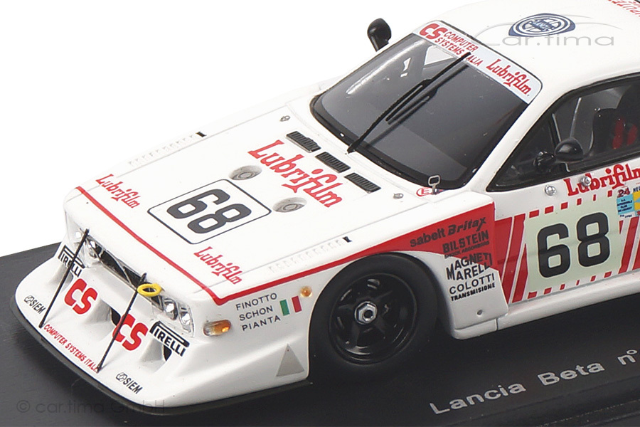 Lancia Beta Montecarlo Turbo 24h Le Mans 1981 Finotto/Pianta/Schon Spark 1:43 S1895