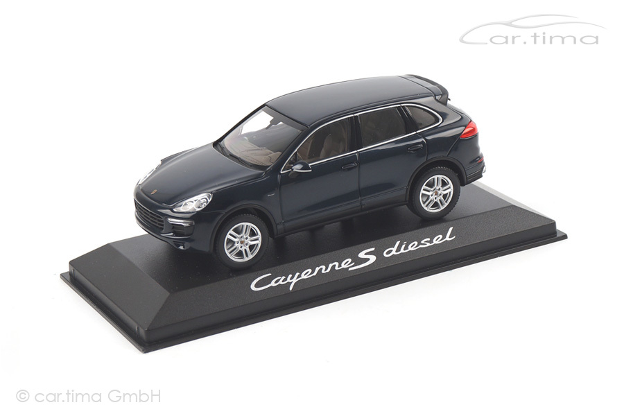 Porsche Cayenne Diesel S dunkelblau met. Minichamps 1:43 WAP0200080E