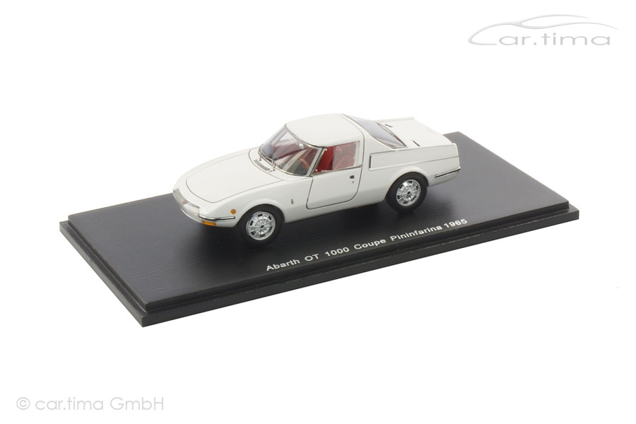 Abarth OT 1000 Coupe Pininfarina weiß Spark 1:43 S1311