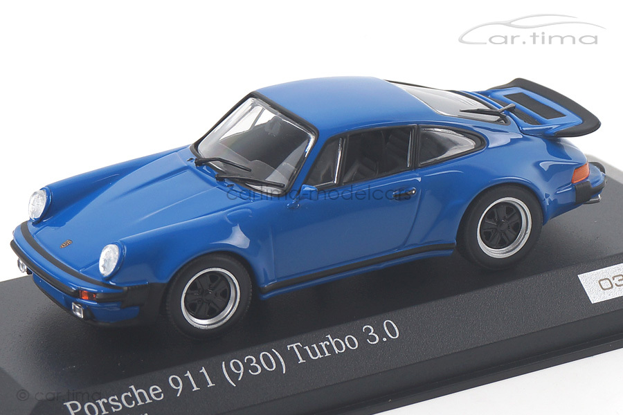 Porsche 911 (930) Turbo 3.0 Arrowblau Minichamps 1:43 CA04316028 Porsche 911 (930) Turbo 3.0 Arrowblau Minichamps 1:43 CA04316028