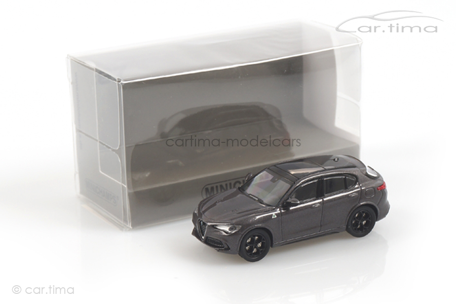 Alfa Romeo Stelvio Quadrifoglio grau Minichamps 1:87 870120201