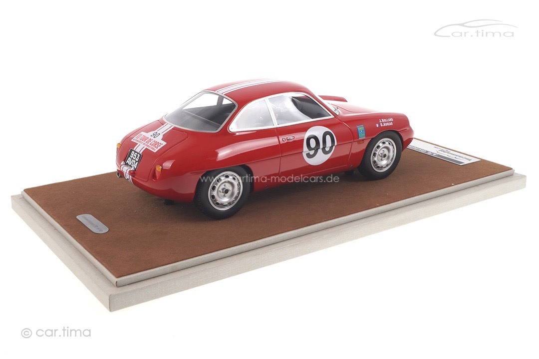 Alfa Romeo Giulietta SZ Tour de Corse 1960 Rolland/Augias Tecnomodel 1:18 TM18-42D Alfa Romeo Giulietta SZ Tour de Corse 1960 Rolland/Augias Tecnomodel 1:18 TM18-42D