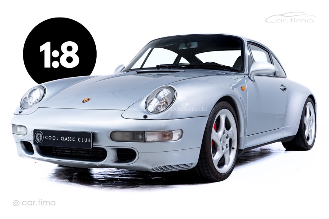 Porsche 911 (993) Carrera 4S Arktissilber GT Spirit 1:8 GTS801901