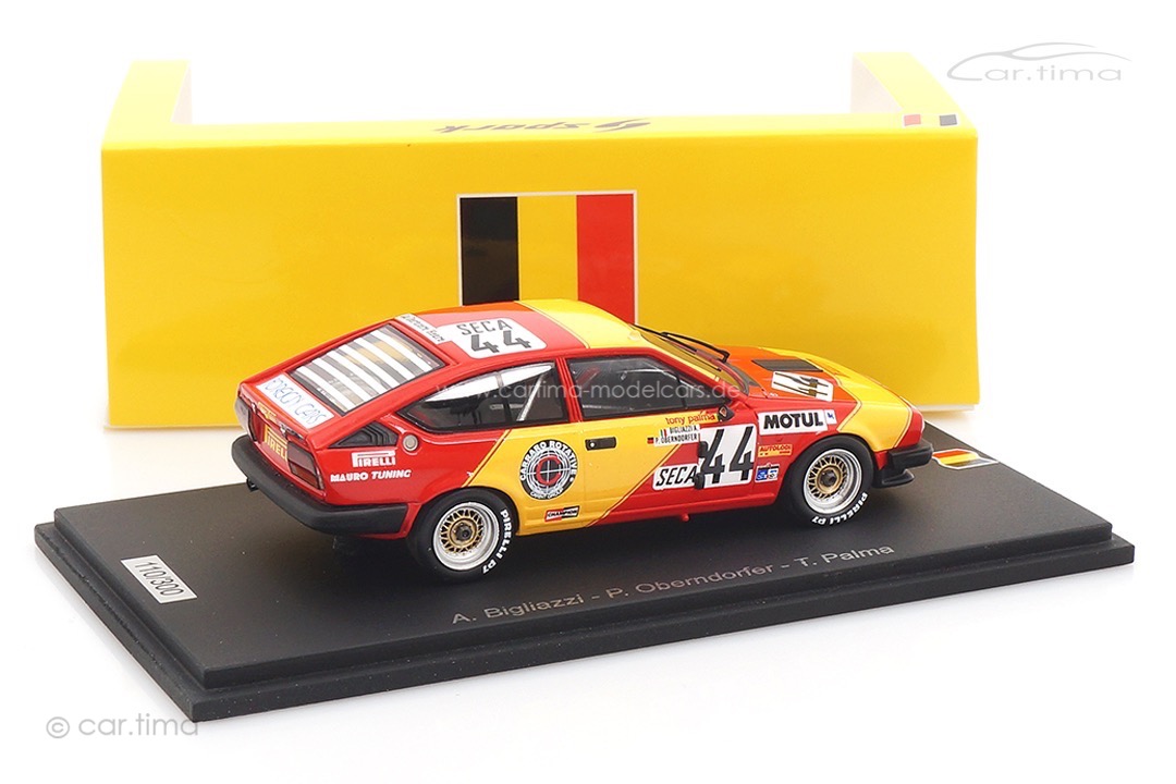 Alfa Romeo Alfetta GTV6 24h Spa 1984 Bigliazzi/Oberndorfer/Palma Spark 1:43 SB427