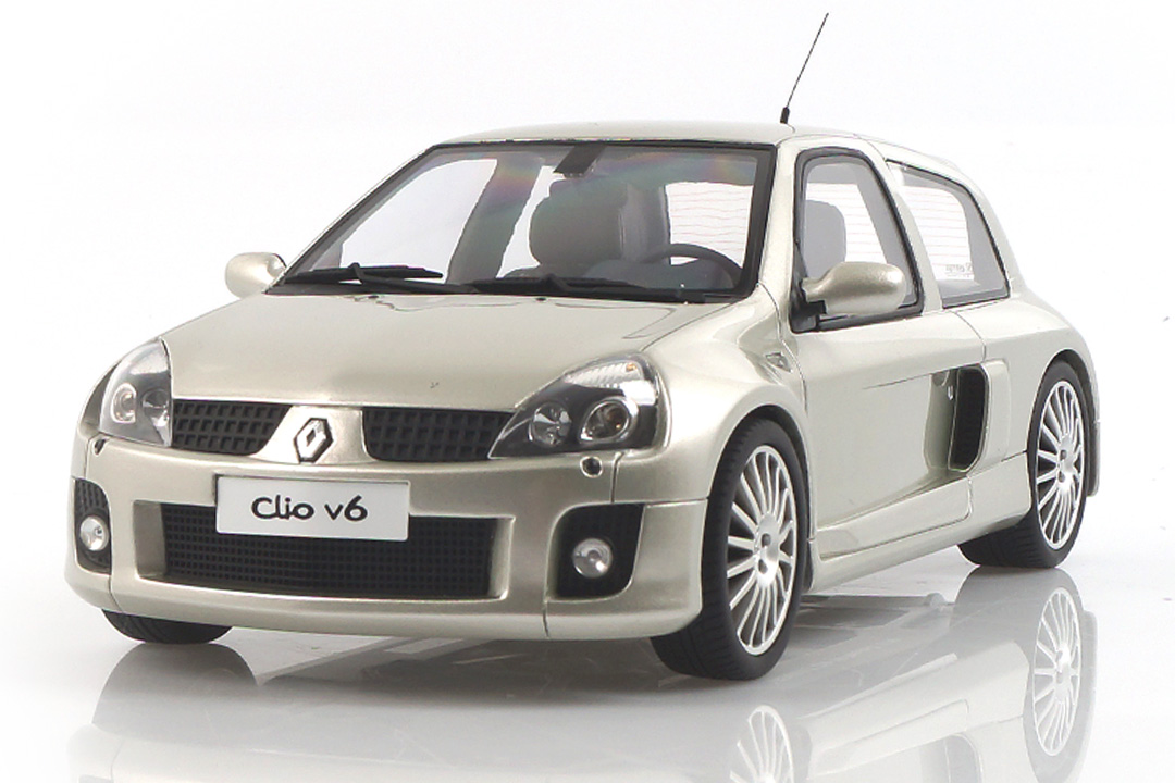 Renault Clio V6 Phase 2 Gris titanium OttOmobile 1:18 OT842