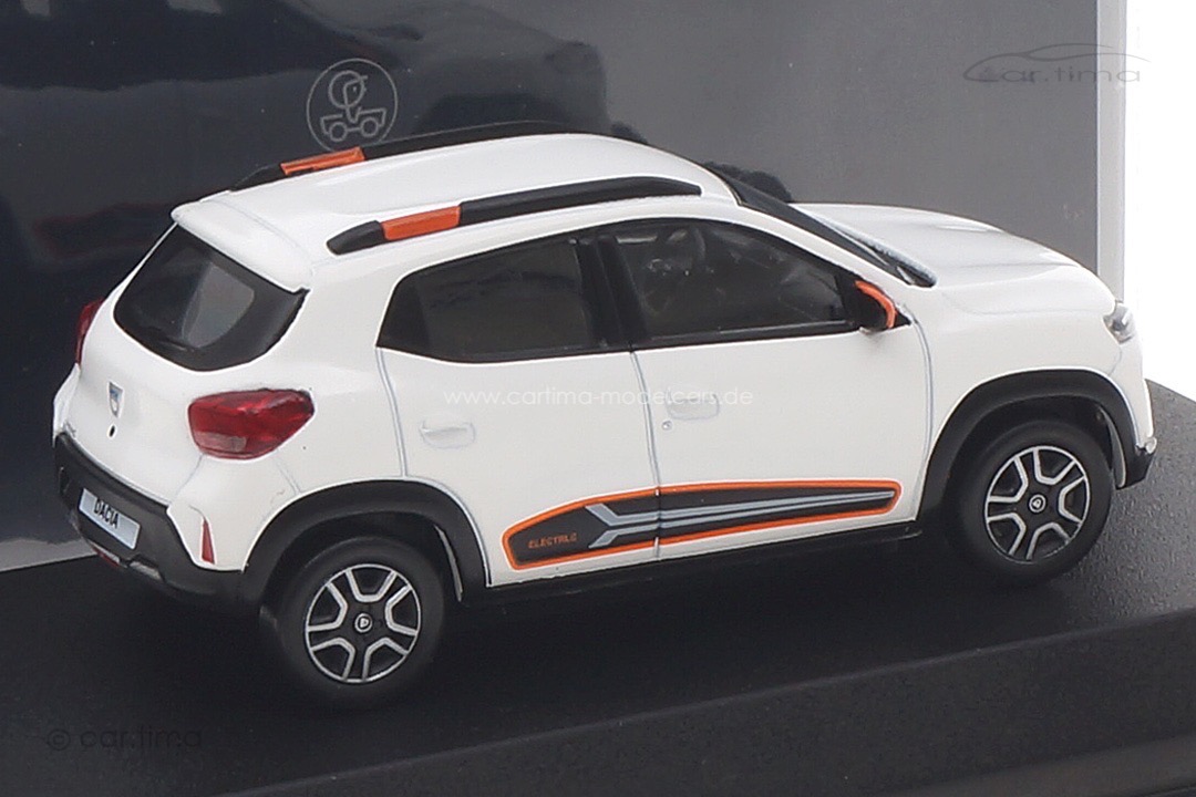 Dacia Spring Comfort Plus M.Look-Paket Orange 2022 Kaolin White Norev 1:43 509062