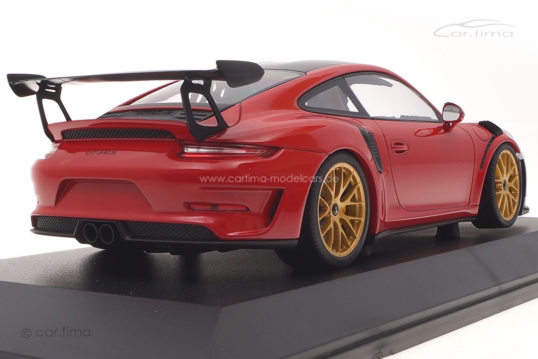 Porsche 911 (991 II) GT3 RS Weissach Package Indischrot Minichamps 1:18 153068236