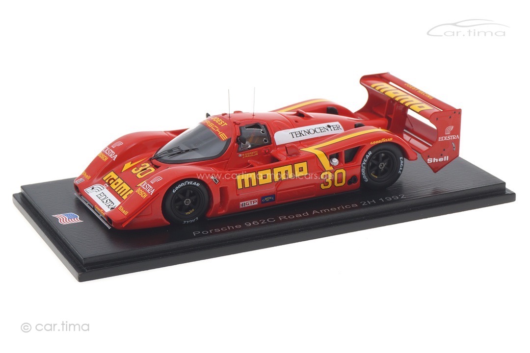 Porsche 962 C 2h Road America 1992 Moretti/Paul Jr. Spark 1:43 US104 Porsche 962 C 2h Road America 1992 Moretti/Paul Jr. Spark 1:43 US104