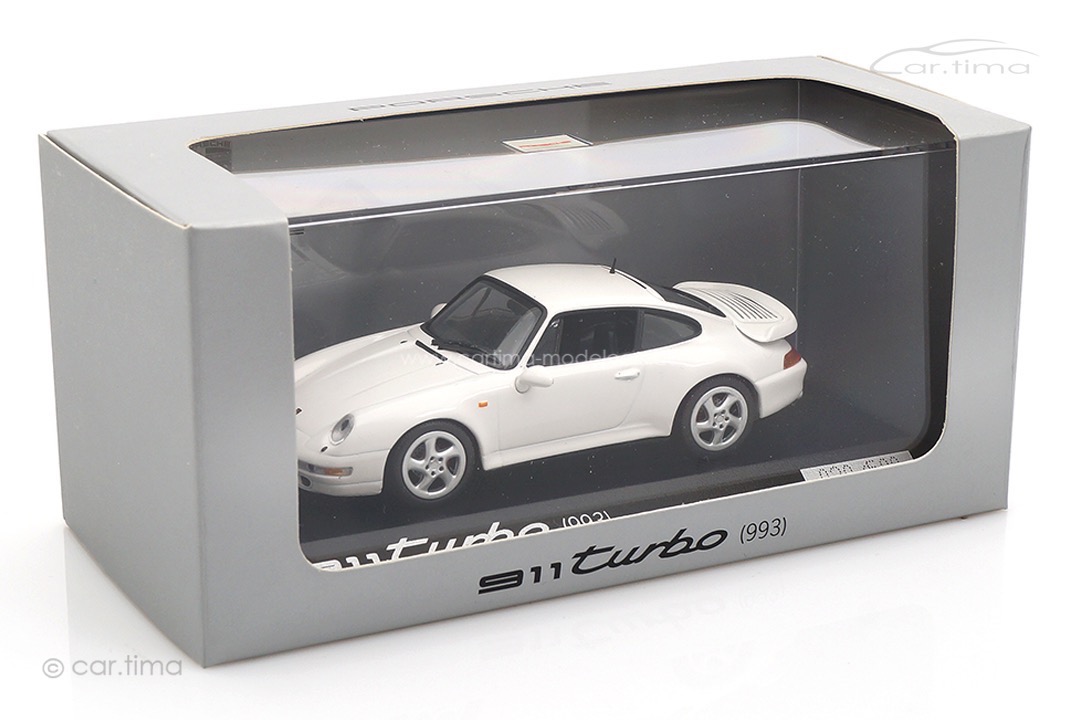 Porsche 911 (993) Turbo Weiß Turbo History Collection Minichamps 1:43 WAP0205040AVKK