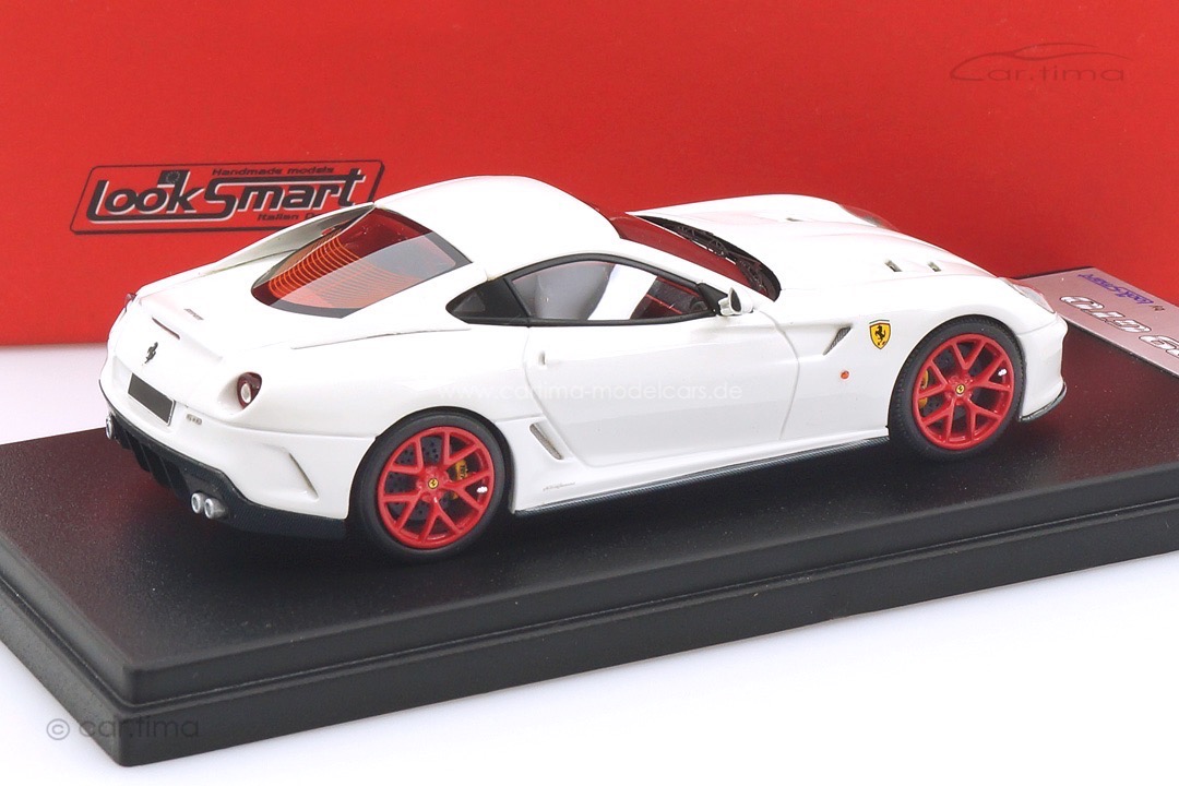 Ferrari 599 GTO 2010 bianco avus car.tima EXCLUSIVE LookSmart 1:43 LS369