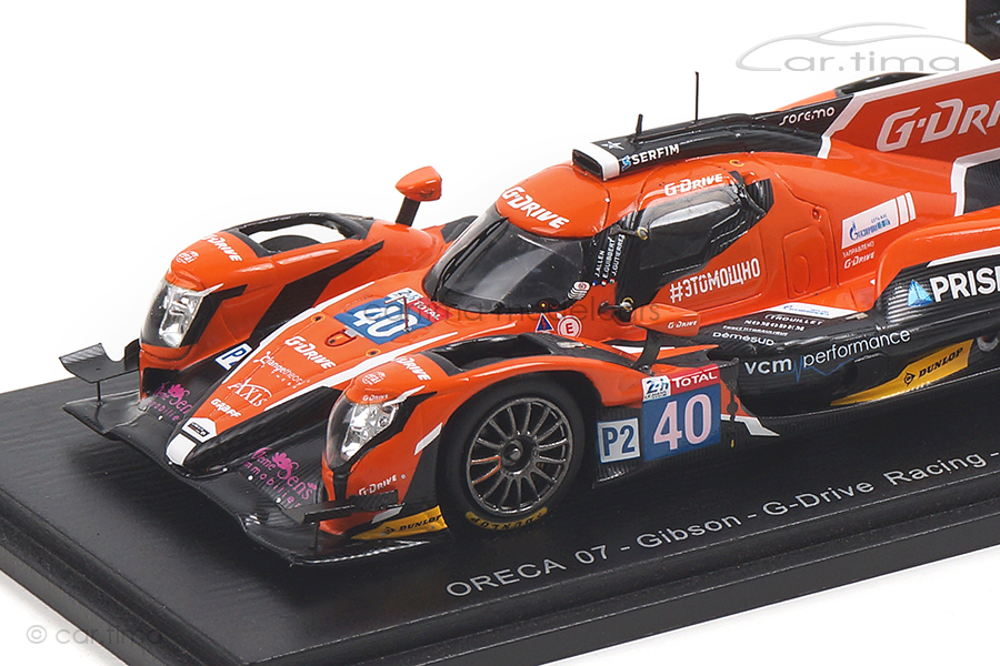 Oreca 07-Gibson 24h Le Mans 2018 Allen/Gutiérrez/Guibbert Spark 1:43 S7025