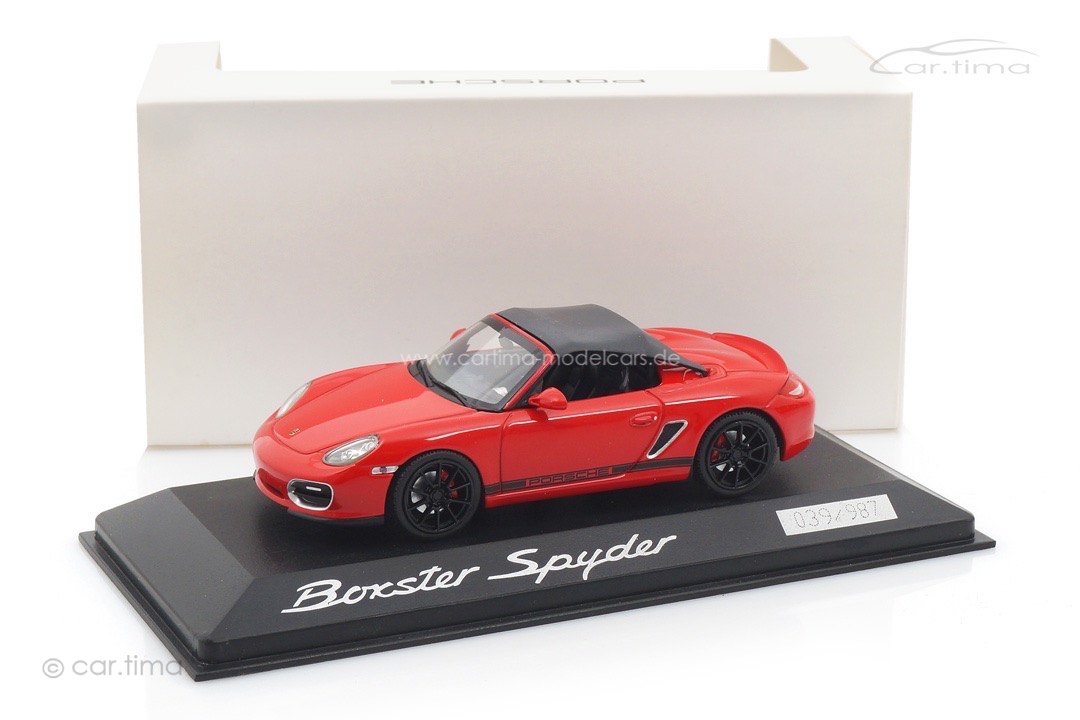 Porsche Boxster Spyder (987) Indischrot Minichamps 1:43 PD04311007