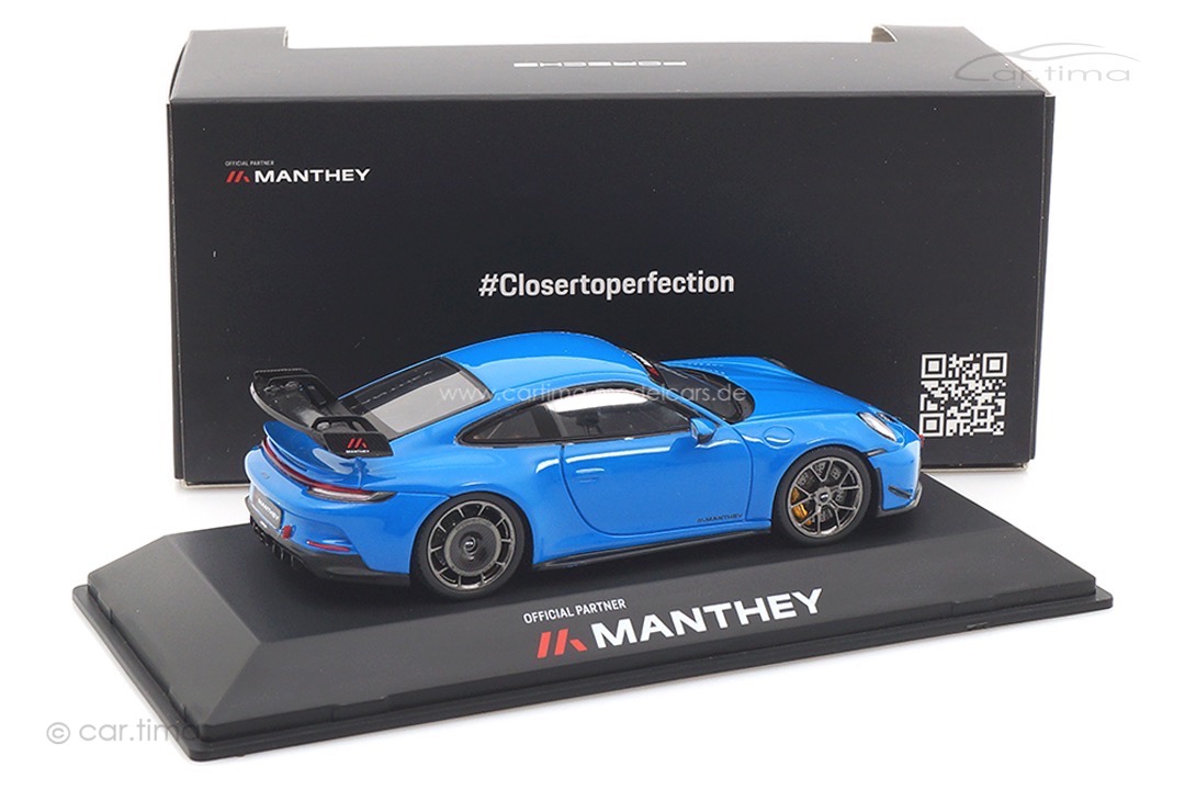Porsche 911 (992) GT3 Manthey Kit Sharkblue Spark 1:43 WAP0203020TGT3