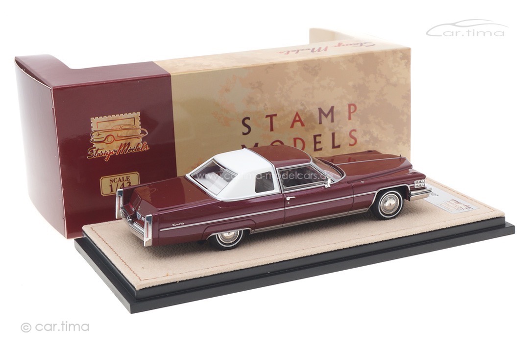 Cadillac Coupe Deville Cranberry met. Stamp Models 1:43 STM74601