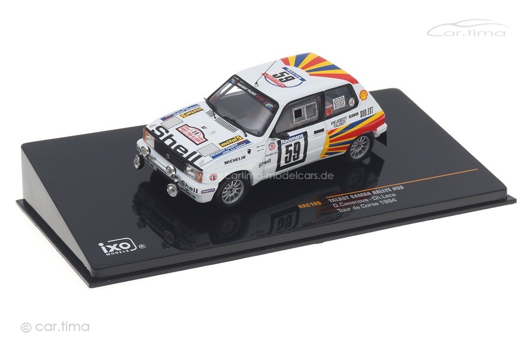 Talbot Samba Rallye Tour de Corse 1984 Casanova/Leca IXO 1:43 RAC165