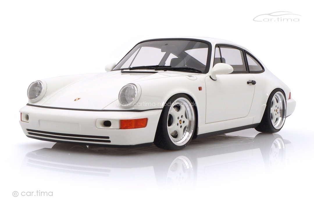 Porsche 911 (964) Carrera RS Grandprix-weiß Speedline Alufelgen car.tima CUSTOMIZED 1:18