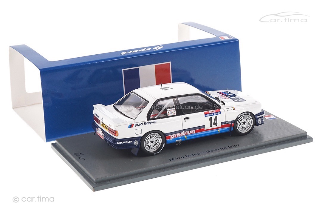 BMW M3 E30 Tour de Corse 1987 Biar/Duez Spark 1:43 SF149 BMW M3 E30 Tour de Corse 1987 Biar/Duez Spark 1:43 SF149