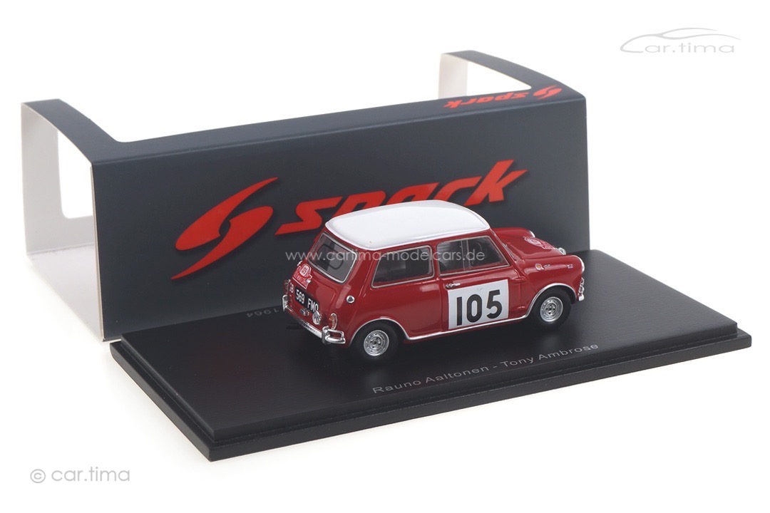 Morris Cooper S Rallye Monte Carlo 1964 Aaltonen/Ambrose Spark 1:43 S1192 Morris Cooper S Rallye Monte Carlo 1964 Aaltonen/Ambrose Spark 1:43 S1192