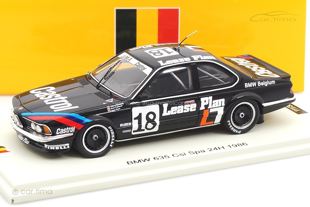 BMW 635 CSI 24h Spa 1986 Boutsen/Heyer/Calderari Spark 1:43 SB669