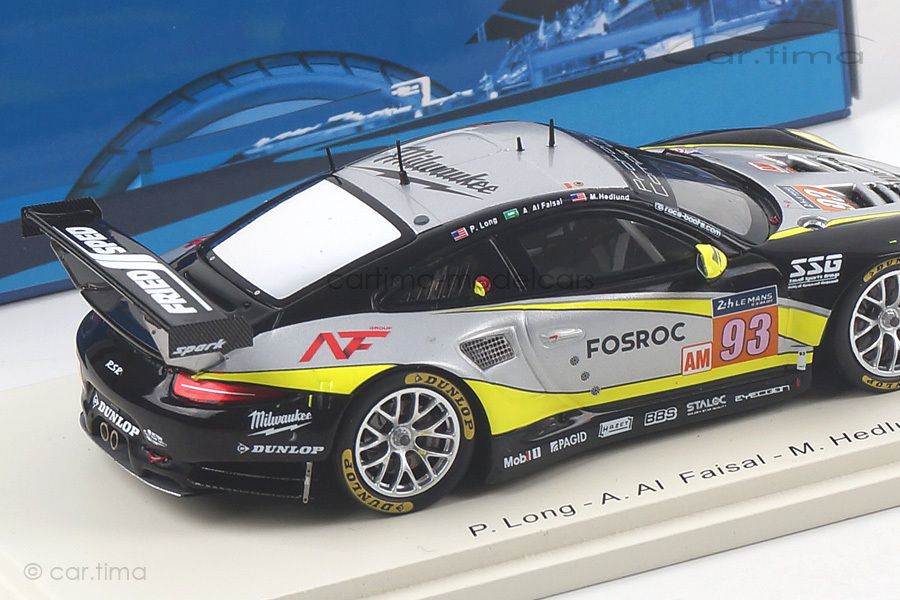 Porsche 911 (991) RSR 24h Le Mans 2017 Long/Al Faisal/Hedlund Spark 1:43 S5842 Porsche 911 (991) RSR 24h Le Mans 2017 Long/Al Faisal/Hedlund Spark 1:43 S5842