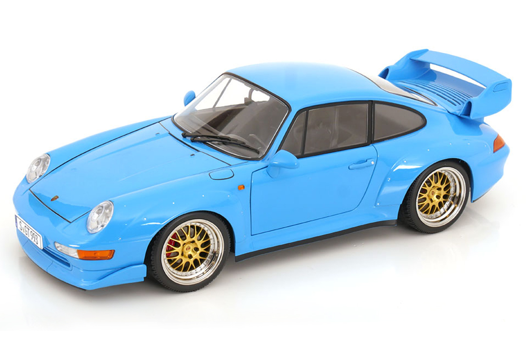 Porsche 911 (993) GT2 Rivierablau/BBS KK Scale 1:12 KKDC120283B