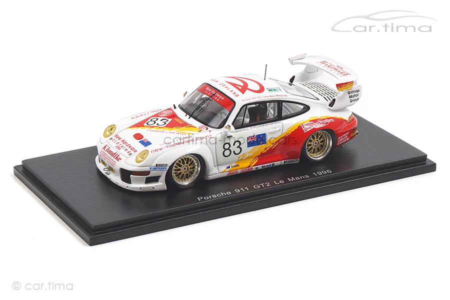 Porsche 911 GT2 24h Le Mans 1996 Ortelli/Pilgrim/Bagnall Spark 1:43 S5528 Porsche 911 GT2 24h Le Mans 1996 Ortelli/Pilgrim/Bagnall Spark 1:43 S5528