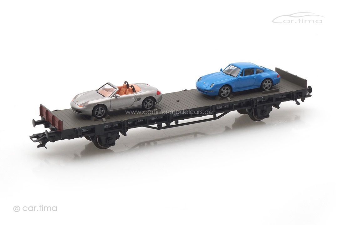 Autotransportwagen 70 Jahre Porsche-Sportwagen 6 Märklin H0 45056