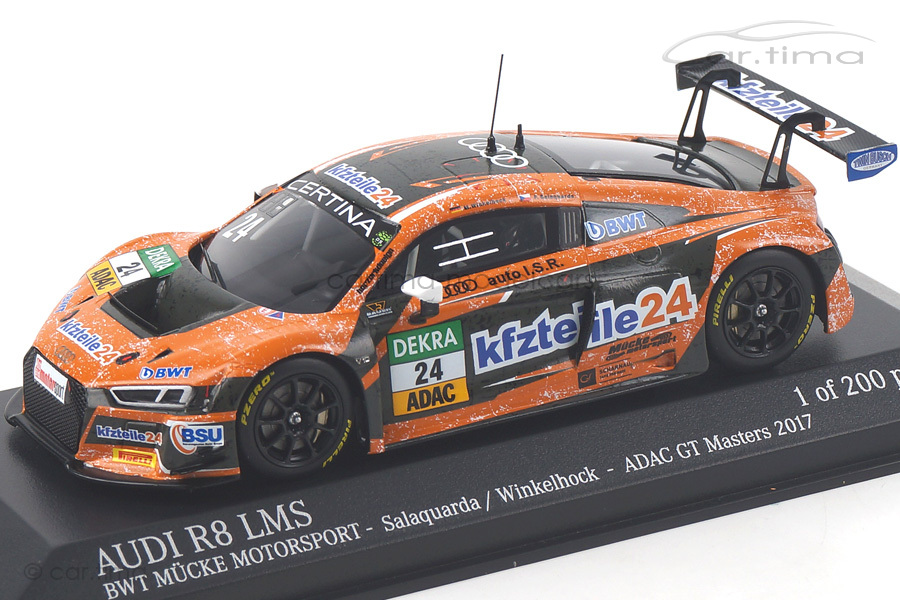 Audi R8 LMS ADAC GT Masters 2017 Salaquarda/Winkelhock Minichamps 1:43 437171724 Audi R8 LMS ADAC GT Masters 2017 Salaquarda/Winkelhock Minichamps 1:43 437171724