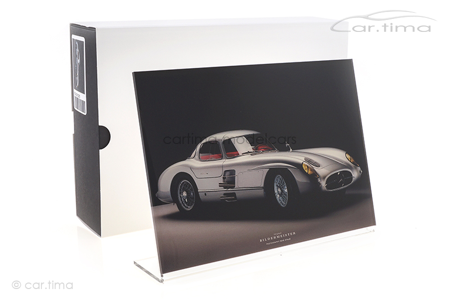 Bildermeister MINIpic Mercedes-Benz SLR 300 1956 Acrylglas-Aufsteller 14 cm x 20 cm RS21001225