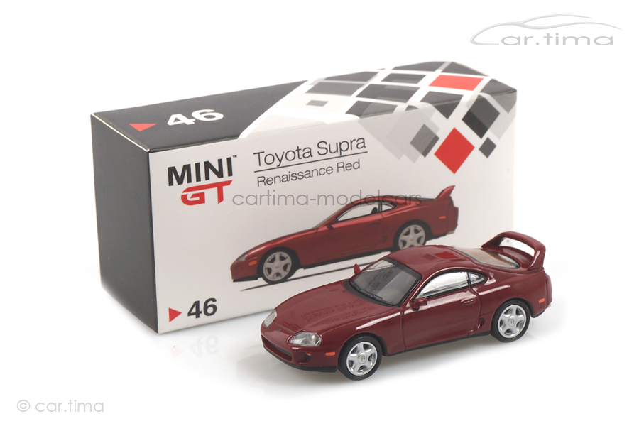 Toyota Supra (LHD) Renaissance red MINI GT 1:64 MGT00046-L Toyota Supra (LHD) Renaissance red MINI GT 1:64 MGT00046-L