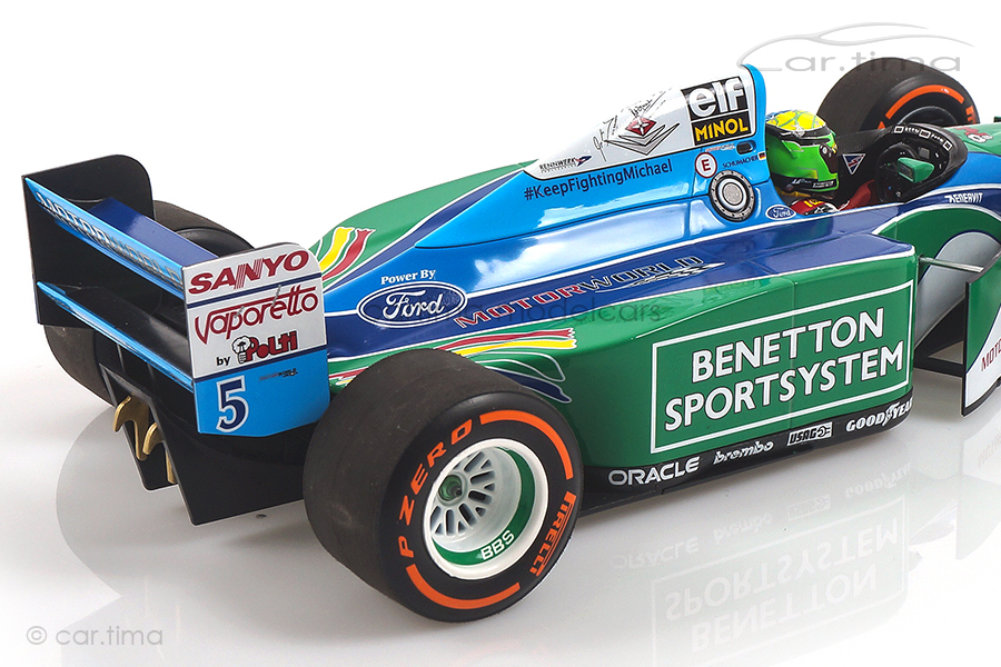 Benetton Ford B194 GP Belgien 2017 Demonstration Run Mick Schumacher Minichamps 1:18 510941705 Benetton Ford B194 GP Belgien 2017 Demonstration Run Mick Schumacher Minichamps 1:18 510941705