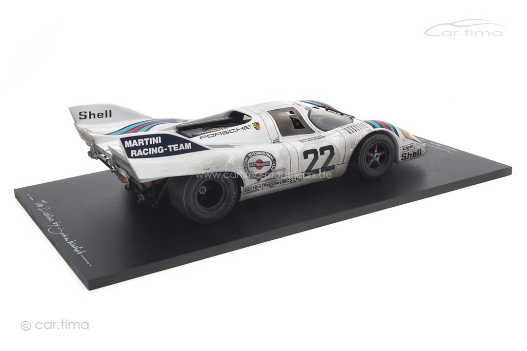 Porsche 917 Winner 24h Le Mans 1971 Marko/van Lennep car.tima FINISH LINE inkl. Vitrine Porsche 917 Winner 24h Le Mans 1971 Marko/van Lennep car.tima FINISH LINE inkl. Vitrine
