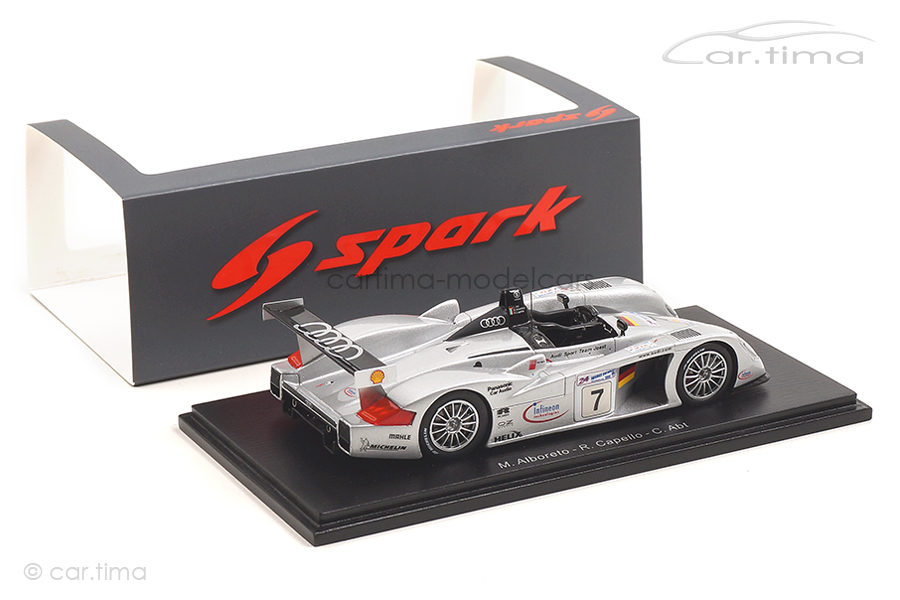 Audi R8 24h Le Mans 2000 Alboreto/Capello/Abt Spark 1:43 S3699 Audi R8 24h Le Mans 2000 Alboreto/Capello/Abt Spark 1:43 S3699