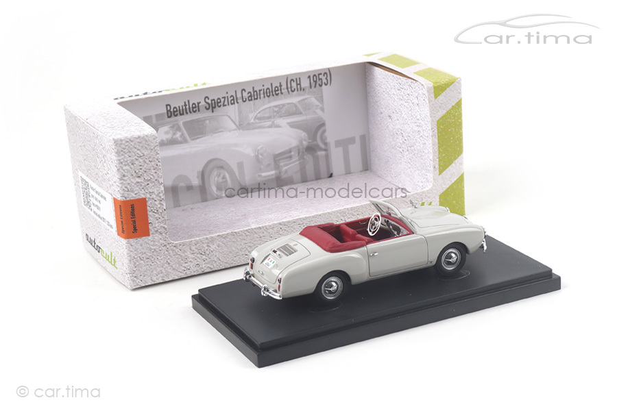 Beutler Spezial Cabriolet 1953 grau autocult 1:43 05019 Beutler Spezial Cabriolet 1953 grau autocult 1:43 05019