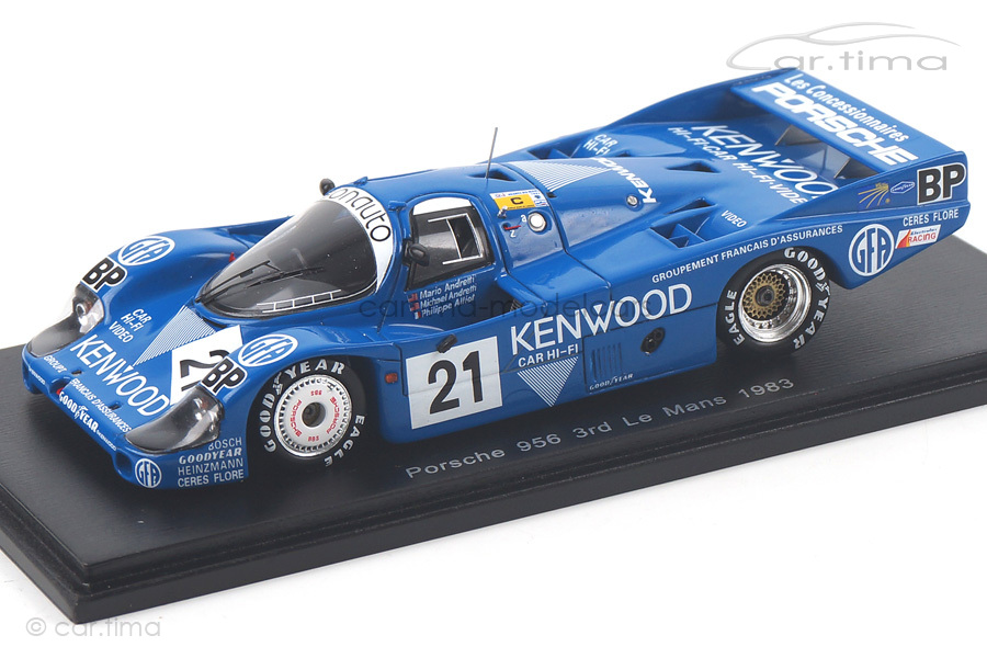 Porsche 956 L 24h Le Mans 1983 Andretti/Andretti/Alliot Spark 1:43 S5505 Porsche 956 L 24h Le Mans 1983 Andretti/Andretti/Alliot Spark 1:43 S5505