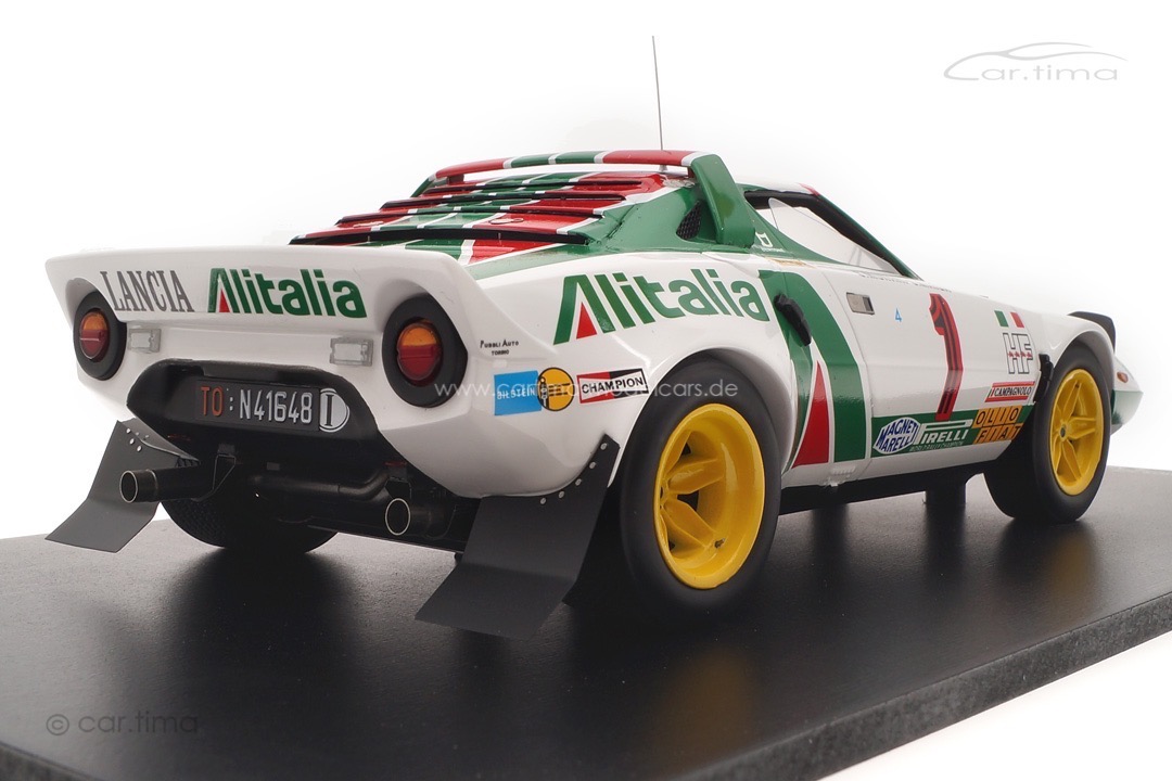 Lancia Stratos HF Winner Rallye Monte Carlo 1977 Munari/Maiga Spark 1:18 18S535