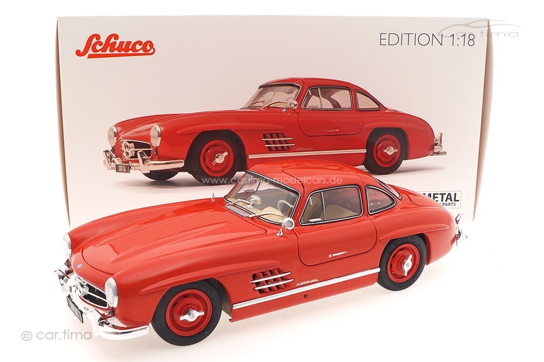 Mercedes-Benz 300 SL Coupe W198 rot Schuco 1:18 450060100